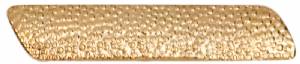 Gold Large Service Bar Lapel Chenille Insignia Pin - Metal