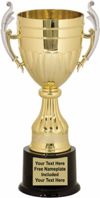 11" Gold Plastic Trophy Cup