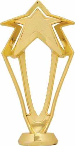 6" 3-D Rising Star Gold Trophy Figure