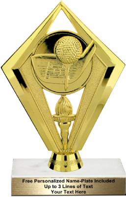 6 1/4" Golf Scene Trophy Kit