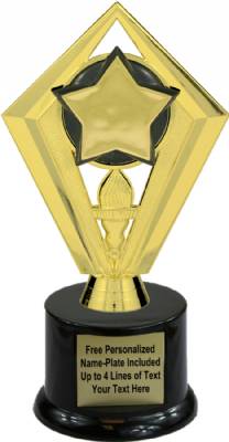 7 1/2" Color Star Trophy Kit w/ Pedestal Base