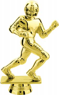 Gold 4 3/4" Football Runner Trophy Figure