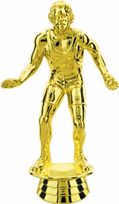 5" Wrestler Gold Trophy Figure