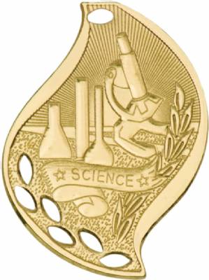 2 1/4" Science Flame Series Medal #2