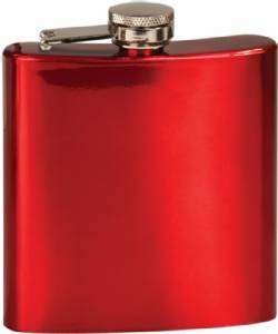 6 oz. Engraveable Stainless Steel Flask - Choose from 7 Colors #3