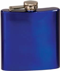 6 oz. Engraveable Stainless Steel Flask - Choose from 7 Colors #4