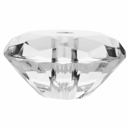 Clear Diamond Gem Trophy Riser 2 5/8" x 1 3/8"