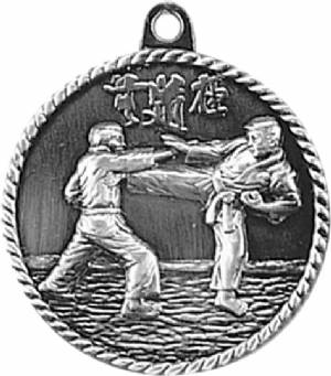 High Relief Karate Award Medal #3