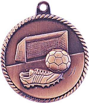 High Relief Soccer Award Medal #4