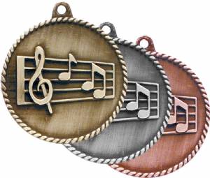 High Relief Music Award Medal