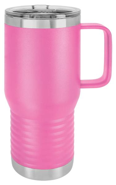 Pink 20oz Polar Camel Vacuum Insulated Travel Mug with Slider Lid