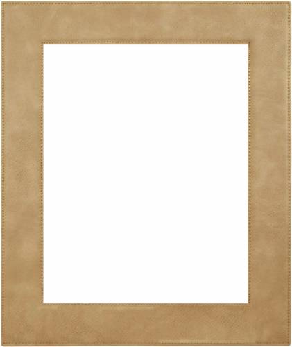 8" x 10" Light Brown Leatherette Picture Frame