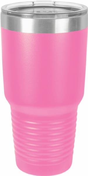 Pink 30oz Polar Camel Vacuum Insulated Tumbler with Clear Lid