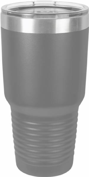 Dark Gray 30oz Polar Camel Vacuum Insulated Tumbler with Clear Lid