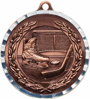 Diamond Cut Hockey Award Medal #4