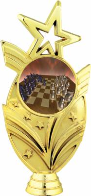 Gold 6 3/4" Chess Trophy Figure