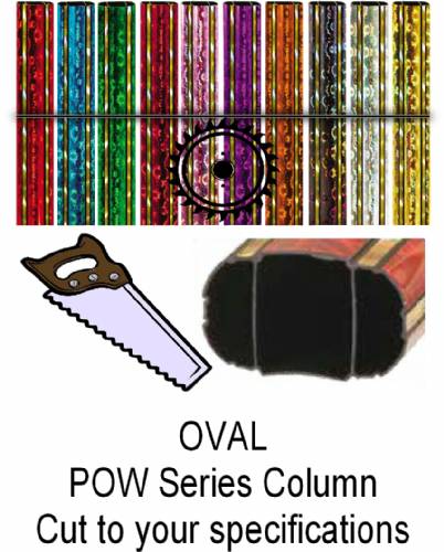 Oval POW Series Trophy Column - Cut to Length