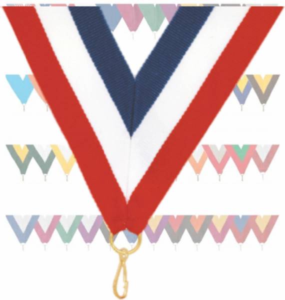 1 1/2" x 32" Neck Ribbon with Snap Clip - 35 Color Choices