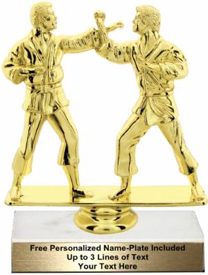 5 3/4" Male Double Karate Trophy Kit