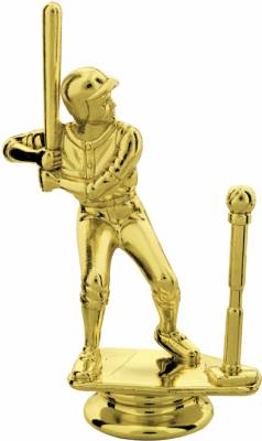 4 3/4" Male T-Ball Gold Trophy Figure