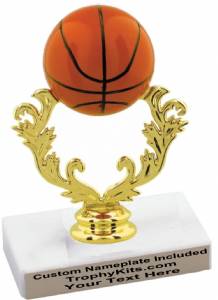 5 3/4" Color Basketball Trophy Kit