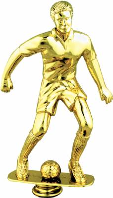 9" Male Soccer Gold Trophy Figure