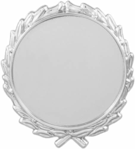2 1/2" Silver Plaque Trim with 2" Insert Holder