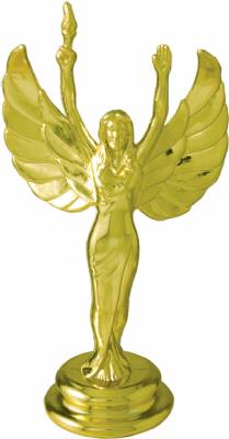 4 1/2" Female Victory Gold Trophy Figure