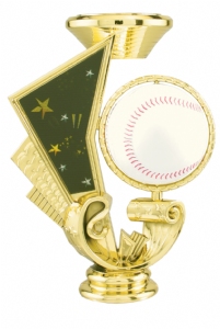 5" Baseball Spinning Trophy Riser