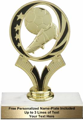 5 3/4" Soccer MidNite Star Trophy Kit