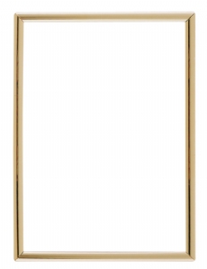 Gold 4" x 6" Self-Adhesive Slide In Photo Holder Frame