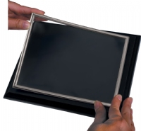 Gold 4" x 6" Self-Adhesive Slide In Photo Holder Frame #2