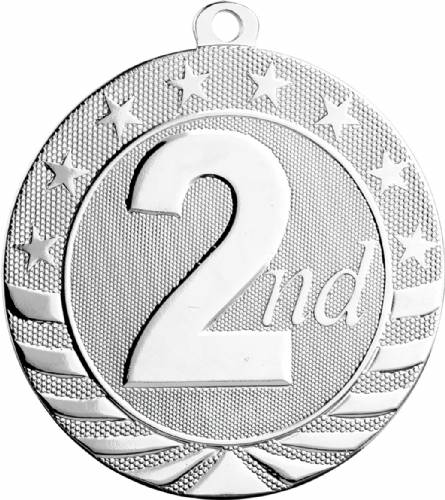 2" Silver 2nd Place Starbrite Series Medal
