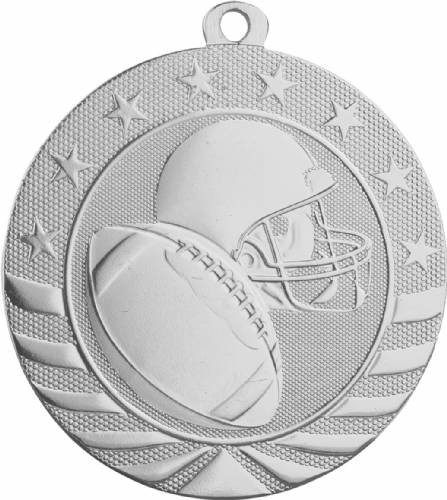 2 3/4" Football Starbrite Series Medal #3