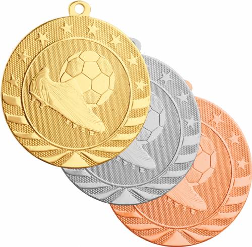 2 3/4" Soccer Starbrite Series Medal