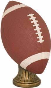 5 3/4" Hand Painted Football Resin