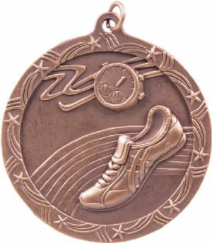 Shooting Star 2 1/2" Track Award Medal #4