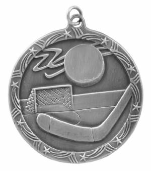 Shooting Star 2 1/2" Hockey Award Medal #3