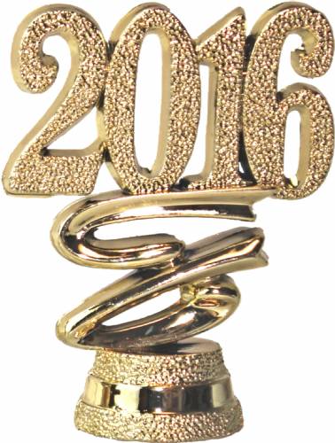 2" "2016" Year Date Trophy Trim Piece