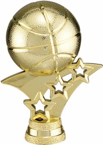 2 3/4" Gold Basketball 3-Star Trim