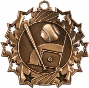 Ten Star Series Baseball Award Medal #4