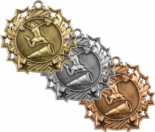 Ten Star Series Cheerleading Award Medal