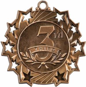 Ten Star Series 3rd Place Award Medal