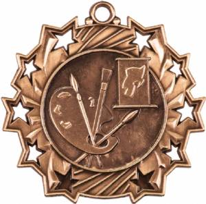 Ten Star Series Art Award Medal #4