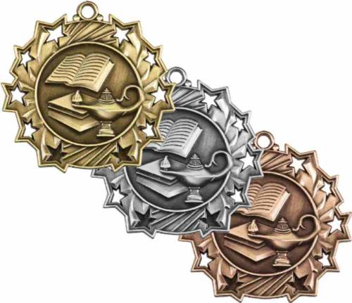 Ten Star Series Lamp of Knowledge Award Medal