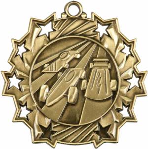 Ten Star Series Pinewood Derby Award Medal #2