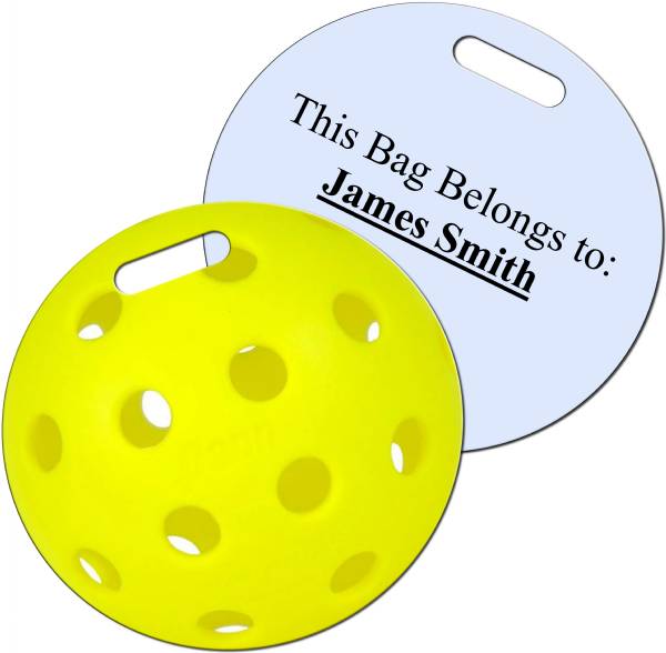 Custom 4" Round Double Sided FRP Bag Tag