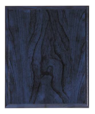 12" x 15" Blue Woodgrain Finish Plaque Blank