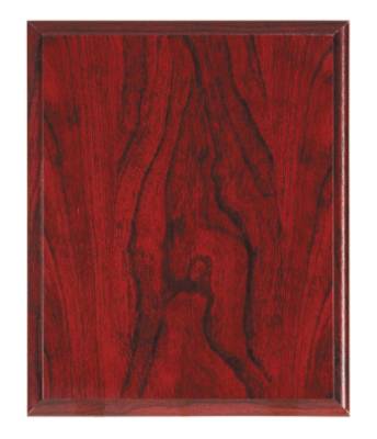 12" x 15" Red Woodgrain Finish Plaque Blank