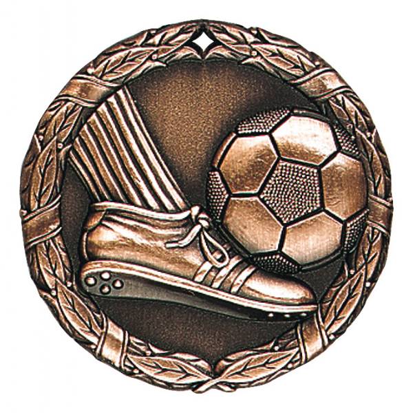 2" Soccer XR Series Award Medal (Style B) #4